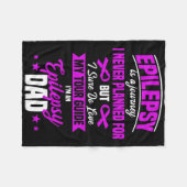 Epilepsy Awareness Epileptic Seizure Disorder Fath Fleecedecke (Vorderseite (Horizontal))