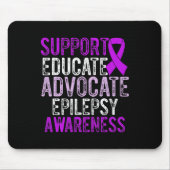 Epilepsy Awareness Epileptic Warrior Survivor 10 Mousepad (Vorne)