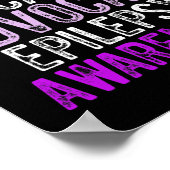 Epilepsy Awareness Epileptic Warrior Survivor 10  Poster (Ecke)