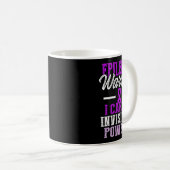 Epilepsy Awareness Epileptic Warrior Survivor 11 Kaffeetasse (VorderseiteRechts)