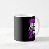 Epilepsy Awareness Epileptic Warrior Survivor 1  Kaffeetasse (VorderseiteRechts)