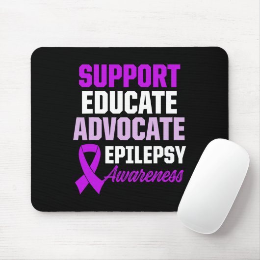 Epilepsy Awareness Epileptic Warrior Survivor 1 Mousepad (Mit Mouse)
