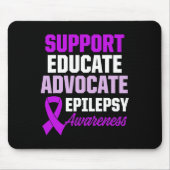 Epilepsy Awareness Epileptic Warrior Survivor 1 Mousepad (Vorne)