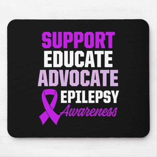 Epilepsy Awareness Epileptic Warrior Survivor 1 Mousepad (Vorne)
