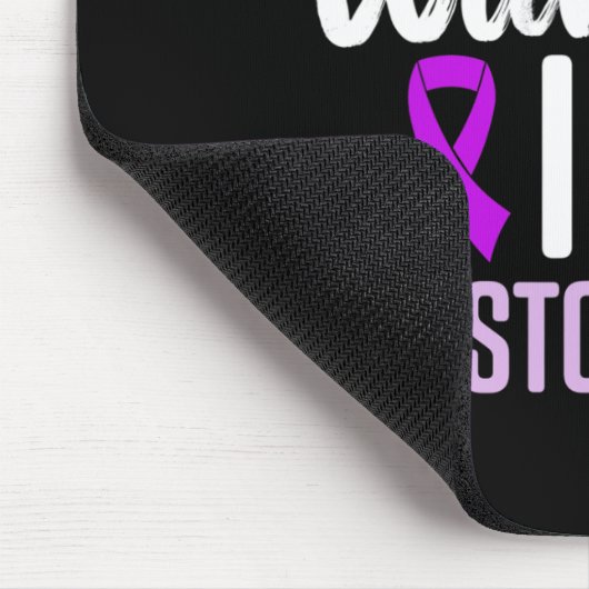 Epilepsy Awareness Epileptic Warrior Survivor 23  Mousepad (Ecke)