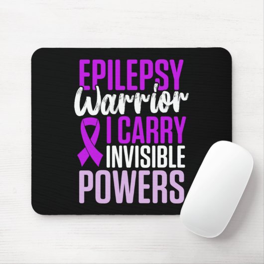Epilepsy Awareness Epileptic Warrior Survivor 27  Mousepad (Mit Mouse)