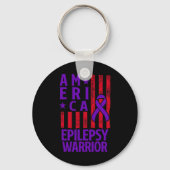 Epilepsy Awareness Epileptic Warrior Survivor 28 Schlüsselanhänger (Vorderseite)