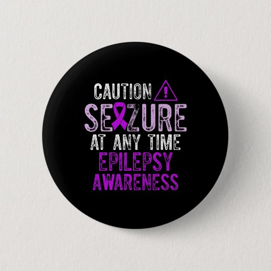 Epilepsy Awareness Epileptic Warrior Survivor 5 Button (Vorderseite)