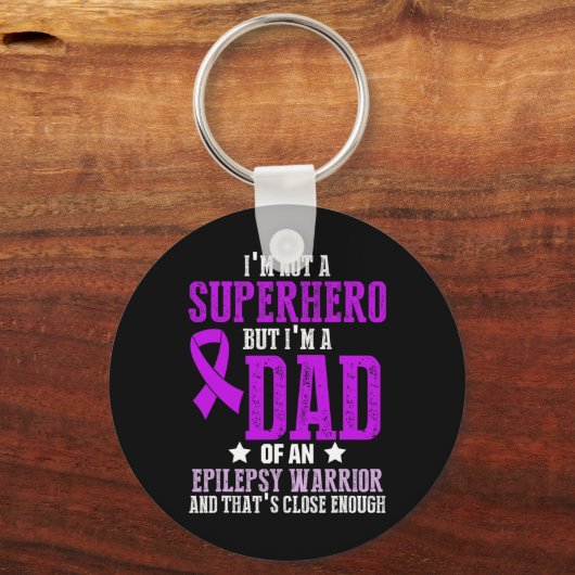 Epilepsy Awareness Epileptic Warrior Survivor 6  Schlüsselanhänger (Vorderseite)