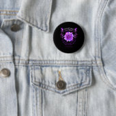 Epilepsy Awareness Flower We Don't Know How Strong Button (Beispiel)