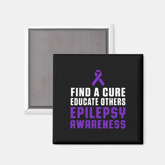 Epilepsy Awareness Fun Healthy Epileptic Warrior S Magnet (Vorderseite/Rückseite)