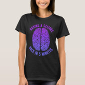Epilepsy Awareness Having Seizure Epileptic Warrio T-Shirt (Vorderseite)