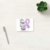 Epilepsy Awareness Her Fight is my Fight Post-it Klebezettel (Büro)