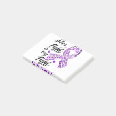 Epilepsy Awareness Her Fight is my Fight Post-it Klebezettel (angewinkelt)