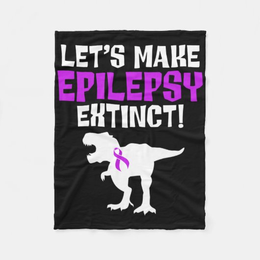 Epilepsy Awareness Make Epileptic Warrior Survivor Fleecedecke (Vorderseite)