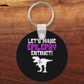 Epilepsy Awareness Make Epileptic Warrior Survivor Schlüsselanhänger (Vorderseite)