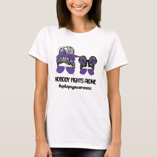 Epilepsy Awareness Month | Epilepsy Warrior Family T-Shirt (Vorderseite)
