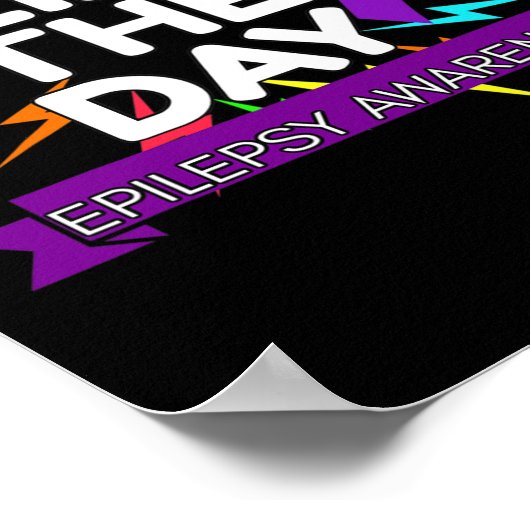 Epilepsy Awareness  Poster (Ecke)