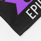Epilepsy Awareness Purple Ribbon Bracelet Warrior Fleecedecke (Ecke)