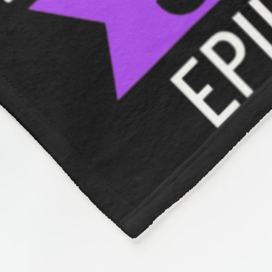Epilepsy Awareness Purple Ribbon Bracelet Warrior Fleecedecke (Ecke)