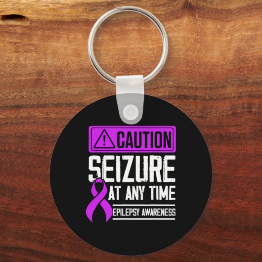 Epilepsy Awareness Seizure Epileptic Warrior Survi Schlüsselanhänger (Vorderseite)