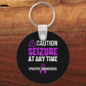 Epilepsy Awareness Seizure Epileptic Warrior Survi Schlüsselanhänger (Vorderseite)
