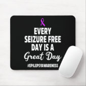 Epilepsy Awareness Seizure Free Epileptic Warrior Mousepad (Mit Mouse)