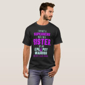 Epilepsy Awareness Sister Hero Epileptic Warrior S T-Shirt (Vorne ganz)