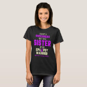 Epilepsy Awareness Sister Hero Epileptic Warrior S T-Shirt (Vorne ganz)