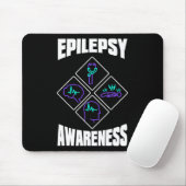 Epilepsy Awareness Specialize Epileptic Warrior Su Mousepad (Mit Mouse)