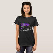 Epilepsy Awareness Succeed Epileptic Warrior Survi T-Shirt (Vorne ganz)