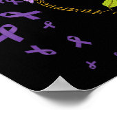 Epilepsy Awareness Sunflower  Poster (Ecke)