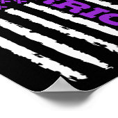 Epilepsy Awareness Warrior  Poster (Ecke)