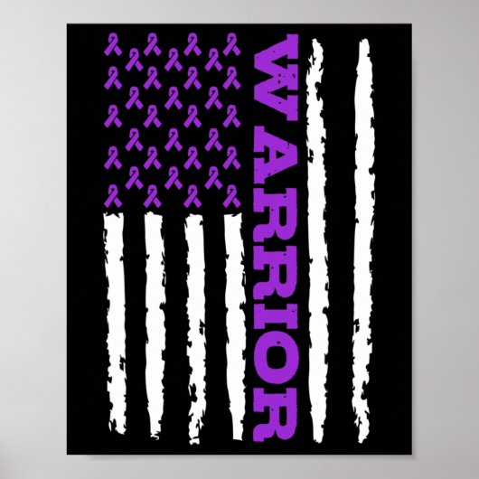 Epilepsy Awareness Warrior  Poster (Vorne)