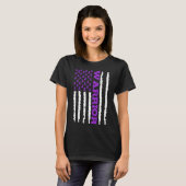 Epilepsy Awareness Warrior  T-Shirt (Vorne ganz)
