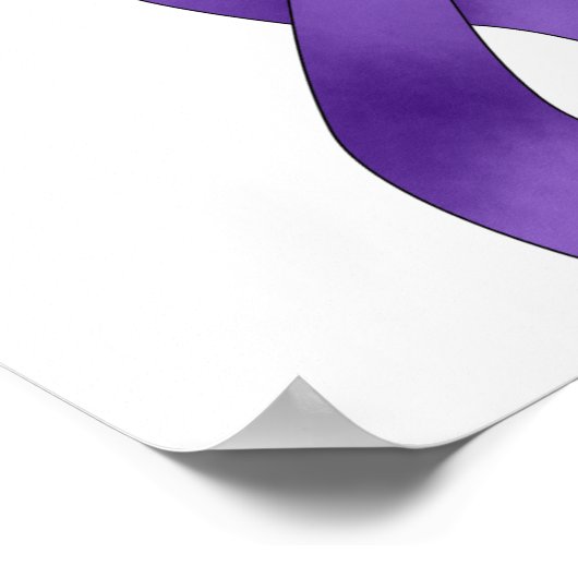 EPILEPSY-Bewusstsein Poster (Ecke)