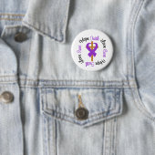 Epilepsy Faith Hope Liebe Cross Button (Beispiel)