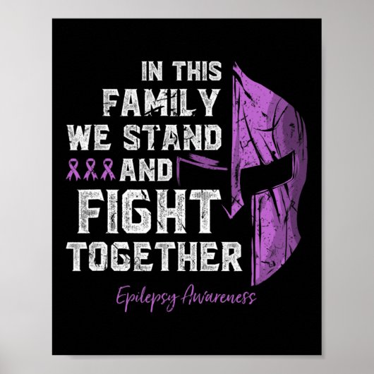 Epilepsy Family Support Sensibilisierung für Spart Poster (Vorne)