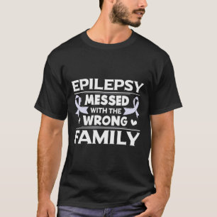 Epilepsy Gift Lavender Awareness Ribbon T-Shirt
