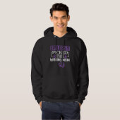 Epilepsy Picked The Wrong Mom Purple Ribbon Epilep Hoodie (Vorne ganz)