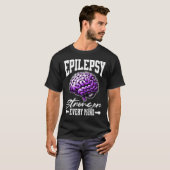 Epilepsy Stronger Every Mind Brain Awareness T-Shirt (Vorne ganz)
