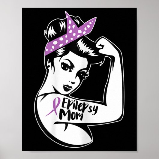 Epilepsy Support - Epileptic Awareness Epilepsy Mo Poster (Vorne)