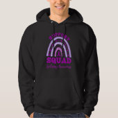 Epilepsy Support Squad Epilepsy Awareness Rainbow  Hoodie (Vorderseite)