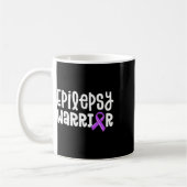Epilepsy Warrior Kids Purple Ribbon Awareness Wome Kaffeetasse (Links)
