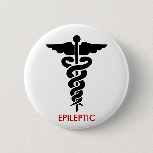 EPILEPTISCH BUTTON (Vorderseite)