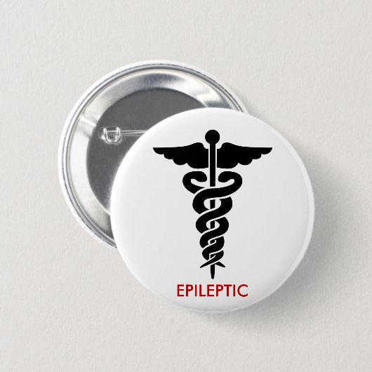 EPILEPTISCH BUTTON (Vorne & Hinten)