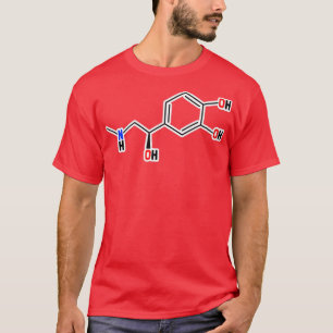 Epinephrine Molekularestruktur T-Shirt