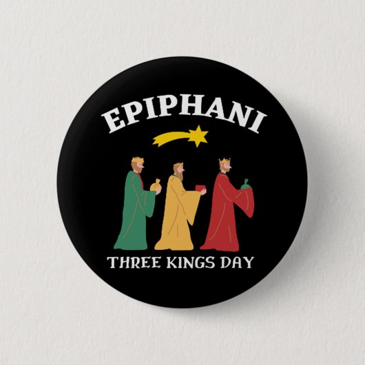 Epiphani Three Kings Day Button (Vorderseite)