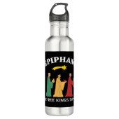 Epiphani Three Kings Day Edelstahlflasche (Vorderseite)