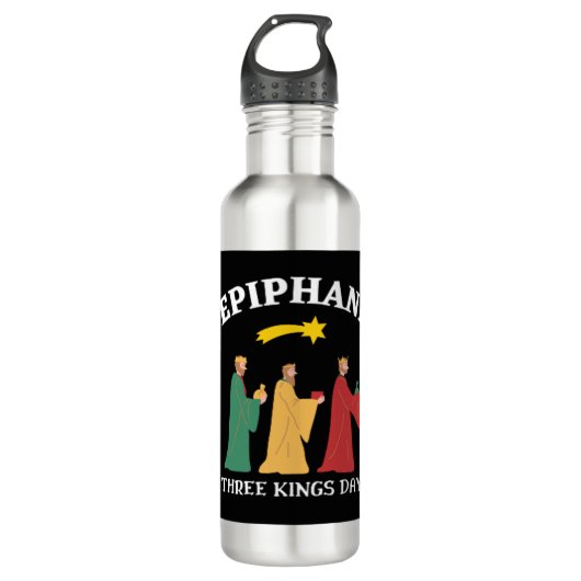 Epiphani Three Kings Day Edelstahlflasche (Vorderseite)